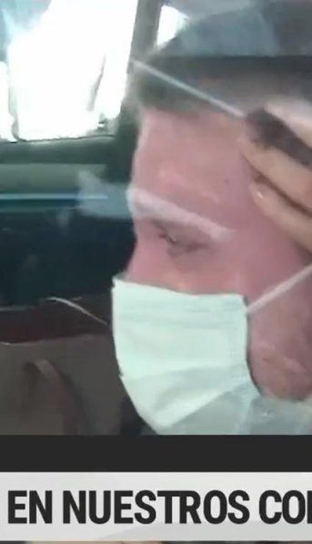 El último adiós a Mauro Viale: el llanto desconsolado de Jonatan