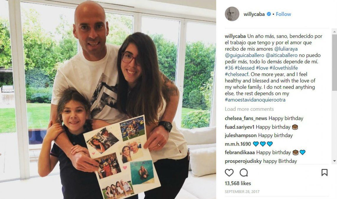 Willy Caballero, de dejar el fútbol cuando su hija tuvo cáncer a estar a un paso de ir al Mundial a los 36 años