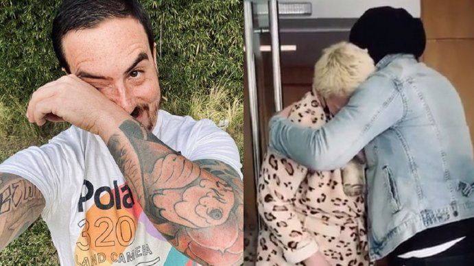 La foto del nuevo abrazo de Carmen Barbieri y Federico Bal con un mensaje a Alberto Fernández