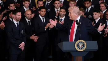 Donald Trump recibió a Lionel Messi y al plantel del Inter Miami en la Casa Blanca: Soy tu fan