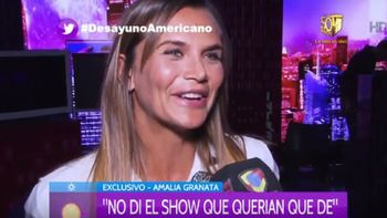 Amalia Granata furiosa con Intrusos: No le tengo miedo a Rial