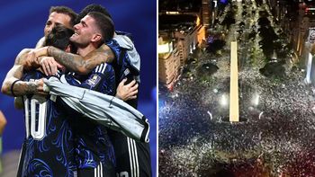 Banderazo en el Obelisco tras la remontada ante Inglaterra: miles de hinchas celebran el pase de Argentina a la final