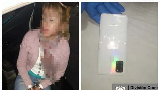 Iban a hacer un trío, pero ella les robó el celular en la puerta del hotel alojamiento