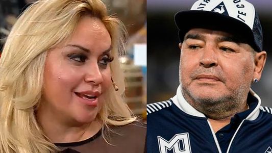Polémica en el bar: Verónica Ojeda recibió señal de Diego Maradona en vivo