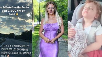 Evangelina Anderson emprendió un tremendo viaje con su familia, desde Múnich hasta Marbella