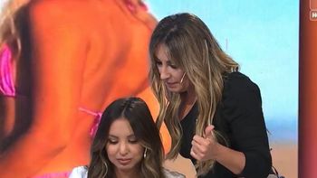 Cande Lecce le mostró en vivo a Marcela Tauro una foto íntima con Mauro Icardi: Él no es muy...