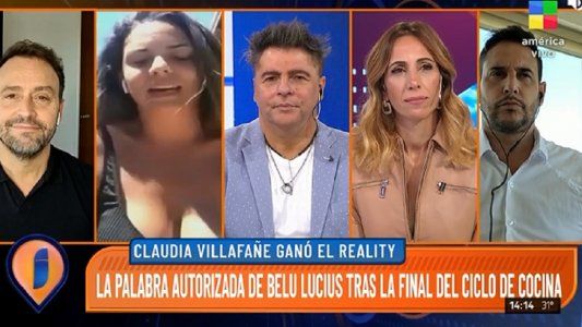 Belu Lucius explicó por qué no apareció en la final de Masterchef Celebrity