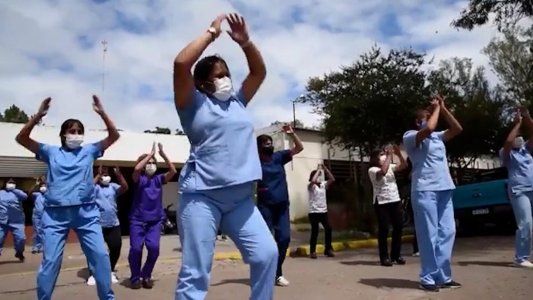 #JerusalemaChallenge: el personal de salud de Jujuy se sumó al desafío que nació en la pandemia