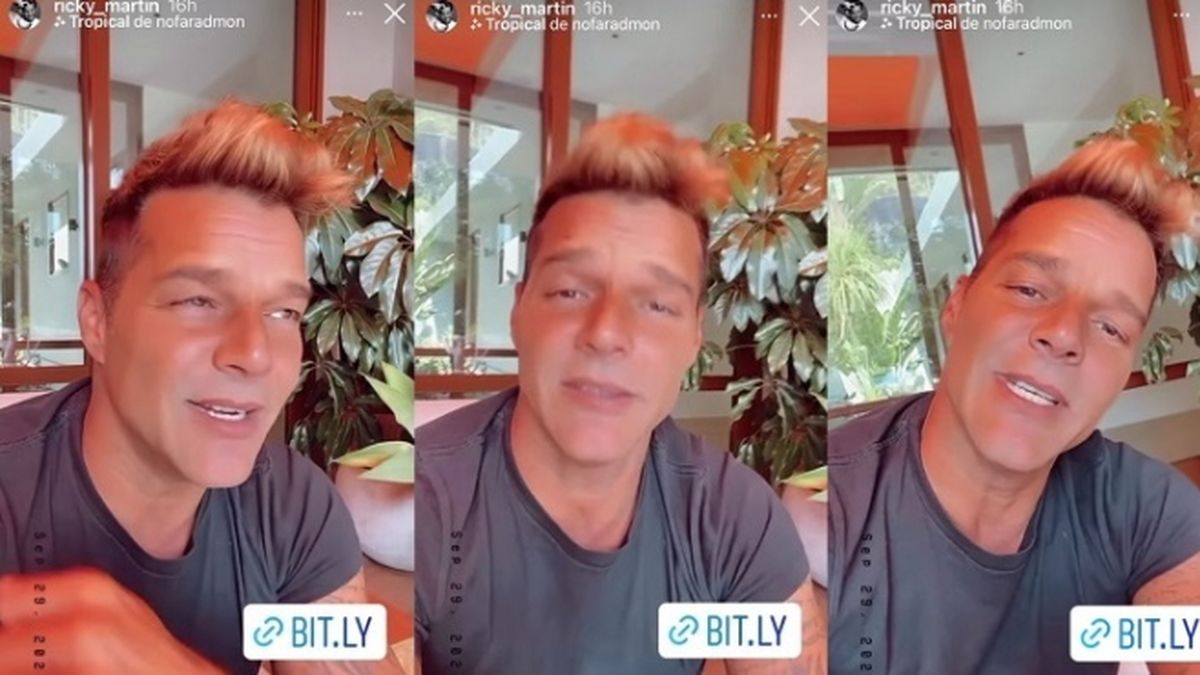 Ricky Martin reapareció en las redes sociales, después de los memes y burlas por su supuesta nueva cara botoxeada, donde se lo pudo ver con su rostro habitual, deshinchado. 