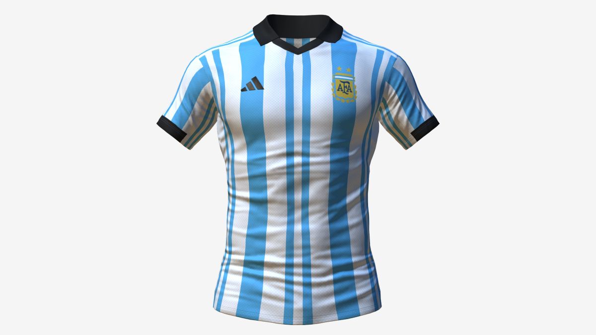 Qatar 2022: así sería la nueva camiseta de la Selección Argentina para  jugar el Mundial