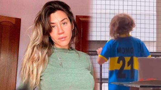 Jimena Barón hizo sufrir a su hijo en el superclásico: mirá cómo lo hizo ver el partido