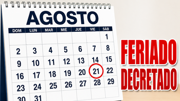 Ya es oficial: decretan feriado para este viernes 21