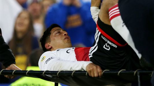 Operaron a Rodrigo Aliendro tras la fractura que sufrió en Boca-River