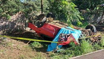 murio en un accidente de transito y cuando llego su padre al lugar, tambien murio