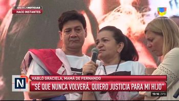 La mamá de Fernando Báez Sosa: Cuando me levanto y miró su cama... sé que nunca volverá