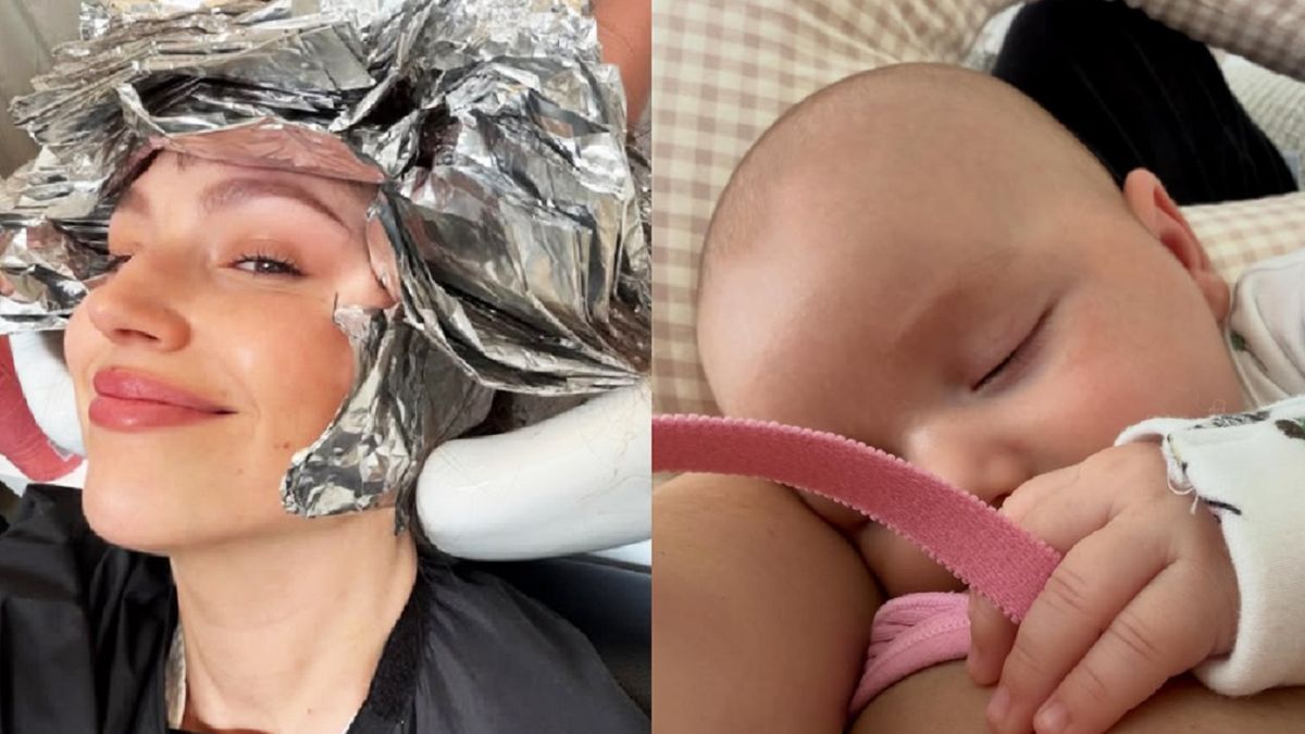 Úrsula Corberó regresó al trabajo con un cambio total de look tras el nacimiento de Dante: las tiernas fotos