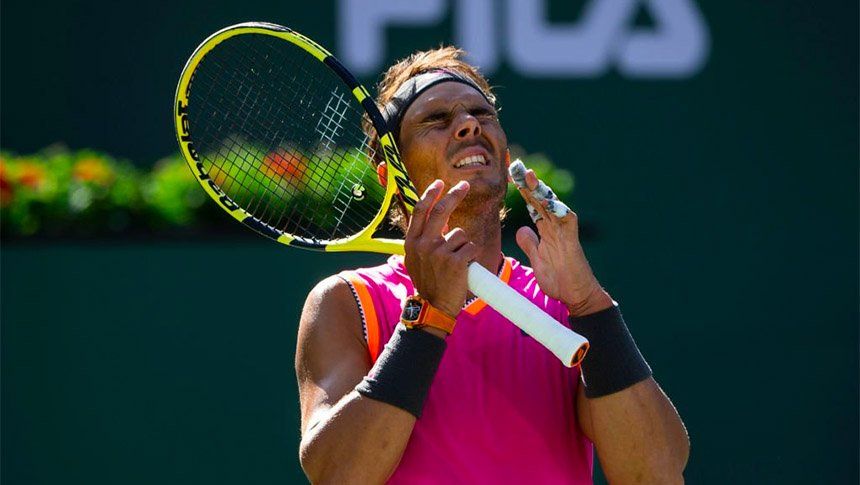 Masters 1000 de Indian Wells: Nadal no se presentó por una lesión en la rodilla y Federer avanzó a la final