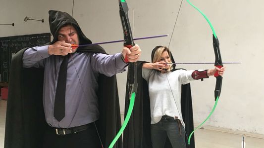 Noelia Marzol le pegó un flechazo en los testículos a Matías Alé