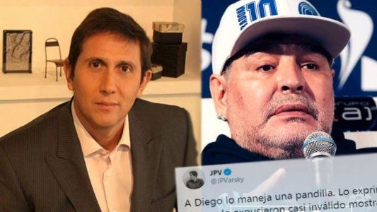 Juan Pablo Varsky apuntó fuerte contra el entorno de Diego Maradona: “Lo maneja una pandilla”