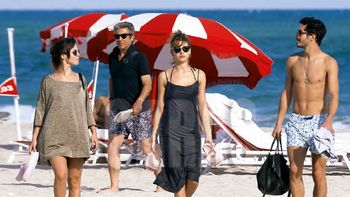 Las vacaciones en familia del Chino Darín y Úrsula Corberó en Miami