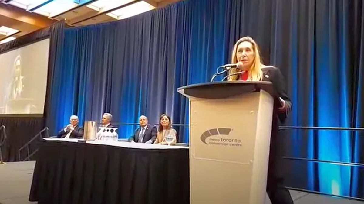 Karina Milei inauguró el Argentina Day en Toronto.