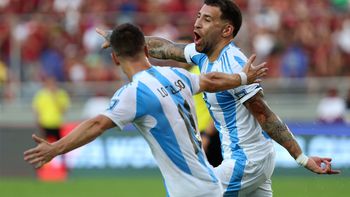 Olfato goleador: el gol de Nicolás Otamendi para poner en ventaja a Argentina ante Venezuela