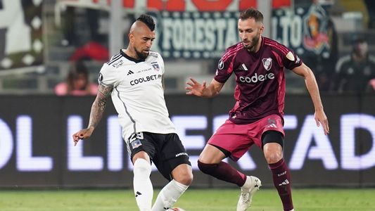 Copa Libertadores: River empató 1-1 con Colo Colo en su visita a Chile por los cuartos de final