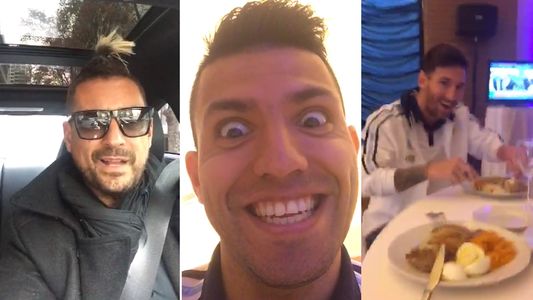 Filtraron videos y audios de Messi, El Kun y El Tirri de 2016 como si fueran actuales