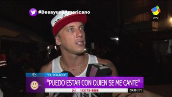 El Polaco ninguneó a la rubia que lo acusó de poco caballero