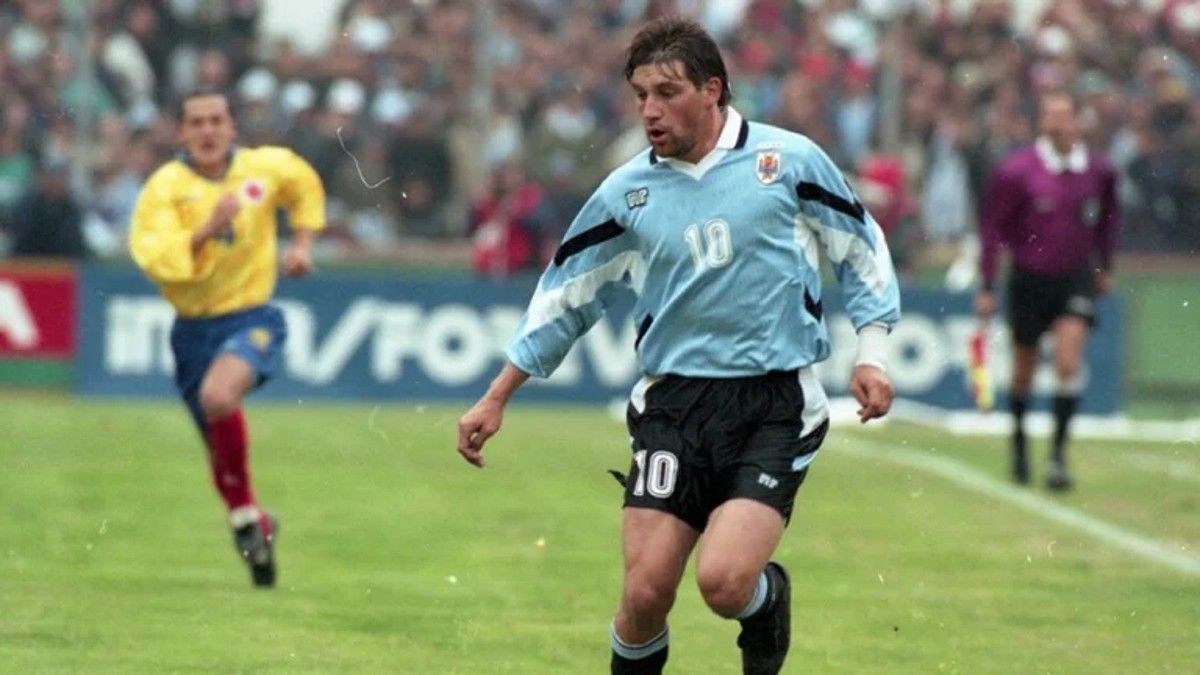 Fabián O'Neill llegó a jugar 19 partidos con la Selección de Uruguay (Foto: archivo).
