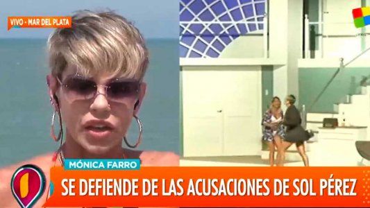 Mónica Farro habló tras el escándalo: “Nunca le quise pegar a Sol Pérez”