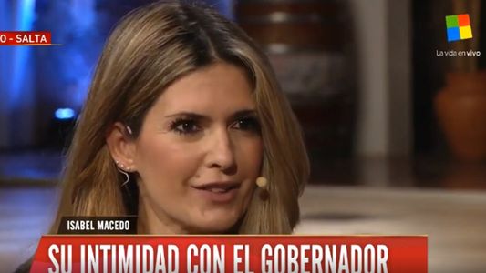 Categórica respuesta de Isabel Macedo a los que afirman que está con Urtubey por plata y poder