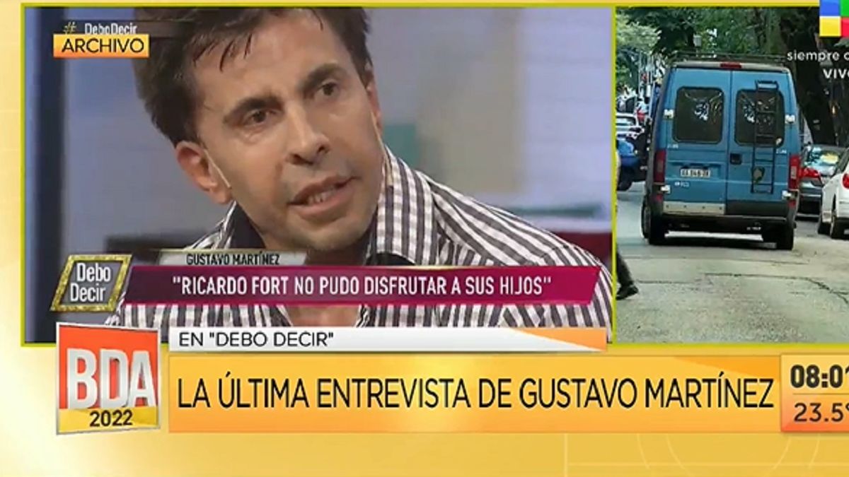 La última entrevista a Gustavo Martínez en el ciclo Debo Decir