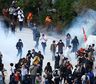 Más de 450.000 personas marcharon en Francia y crece la tensión por las protestas estudiantiles