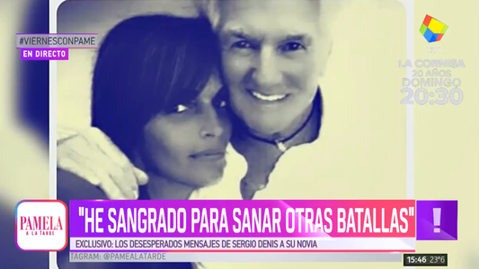 Los chats entre Sergio Denis y su novia: Estoy sintiendo la misma sensación que cuando morí en Paraguay