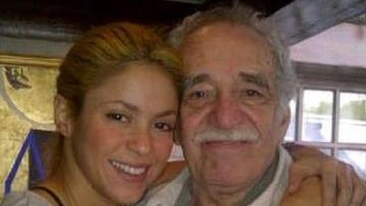 Shakira aprovechó su visita a México y saludó a Gabriel García Márquez
