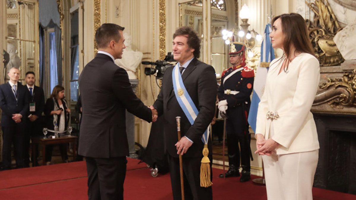 Daniel Noboa viaj&oacute; a Buenos Aires para la asunci&oacute;n presidencial de Javier Milei, el 10 de diciembre de 2023 (Foto: gentileza Flickr).