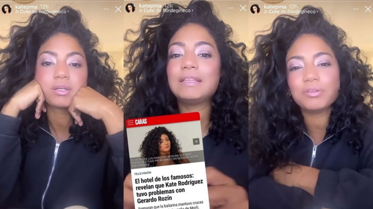 El descargo de Kate Rodr&iacute;guez sobre su mala relaci&oacute;n con Gerardo Roz&iacute;n.&nbsp;