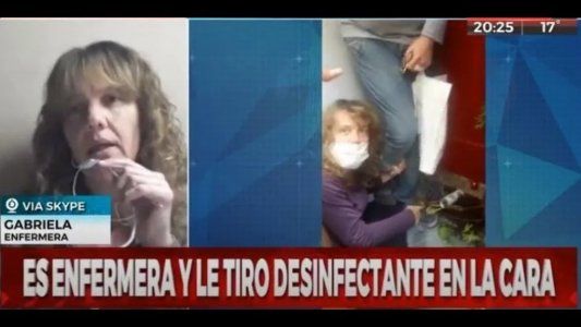 Enfermera volvió a su casa, vecino la molió a golpes y la roció con desinfectante