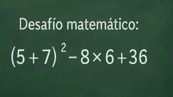Desafío matemático: ¿en cuánto tiempo lo podés resolver?