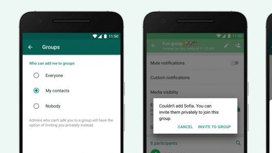 WhatsApp nos va a dejar elegir quién puede agregarnos a un grupo