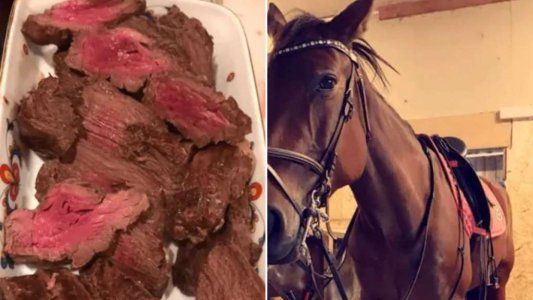 Se comió a su caballo y ahora recibe amenazas de muerte