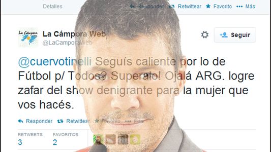 Terrible tuit de La Cámpora en respuesta a Marcelo Tinelli