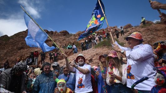 Gerardo Morales encabezó el desentierro del carnaval con Rodríguez Larreta y el embajador de Estados Unidos