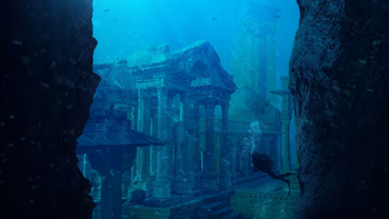 Hallazgo arqueológico del siglo: en lo más profundo de un lago apareció una ciudad parecida a Atlantis