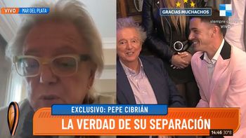 Pepe Cibrián confirmó su separación: No pudimos superar ciertas cosas