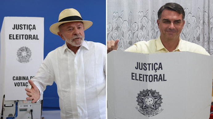 Elecciones en Brasil: Bolsonaro lidera los primeros resultados y Lula queda segundo