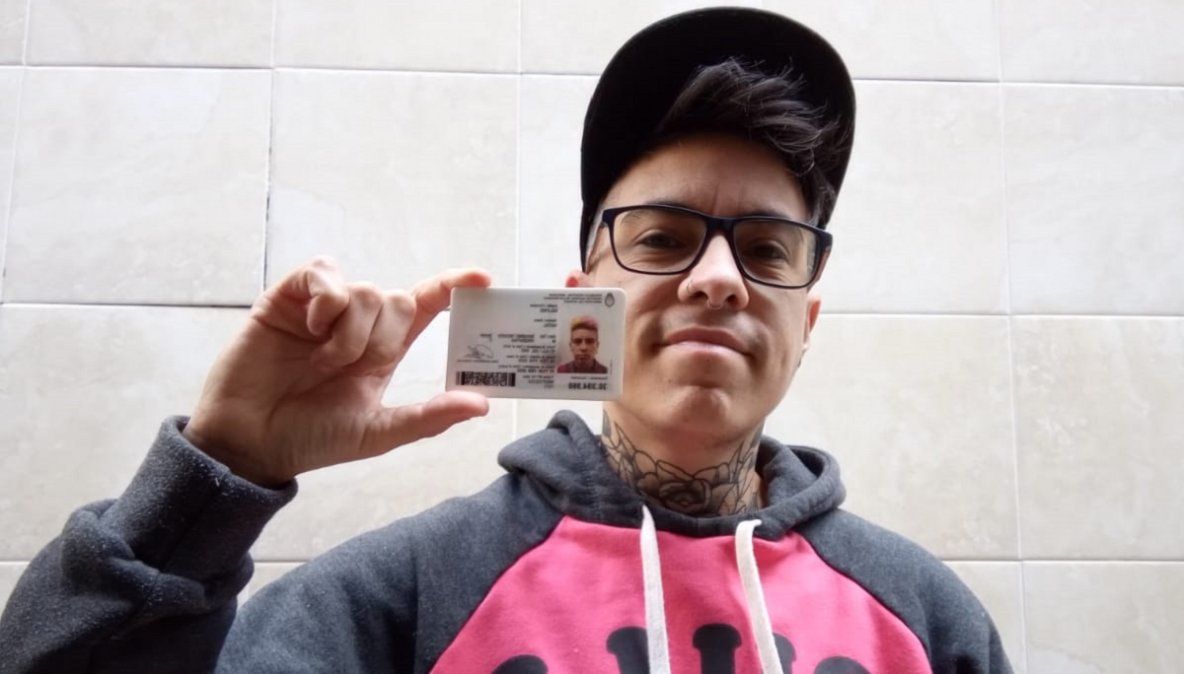 Desde hace un año Natal tiene su DNI con su nombre y sexo autopercibidos: Lo fui a buscar de ansioso