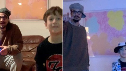 Daniel Osvaldo se reencontró con Momo: hubo partidos en Play.... ¡Y baile de rap!