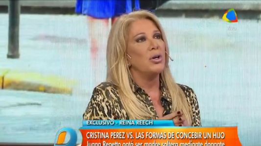 Reina Reech molesta por las declaraciones de Cristina Pérez